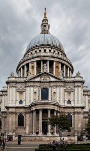 St Paul's Cathedral in 2014 - now very carefully cleaned after all the soot and dirt from the Blitz.