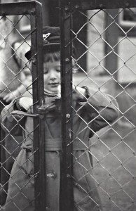 Siv, about 5, at Kvarnhem, says Gun. But I can’t remember a gate like this anywhere I know. Mother was always ready with her camera, it seems.