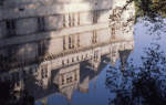 Reflection in the water of le château d'Azay-le-Rideau, one of John's and my favorite châteaux in the Loire valley. sj74_11a060-A-550