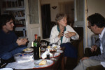 Roberto (right) and Siv talking with her hands; and Marta's younger son who picked us up at the airport.